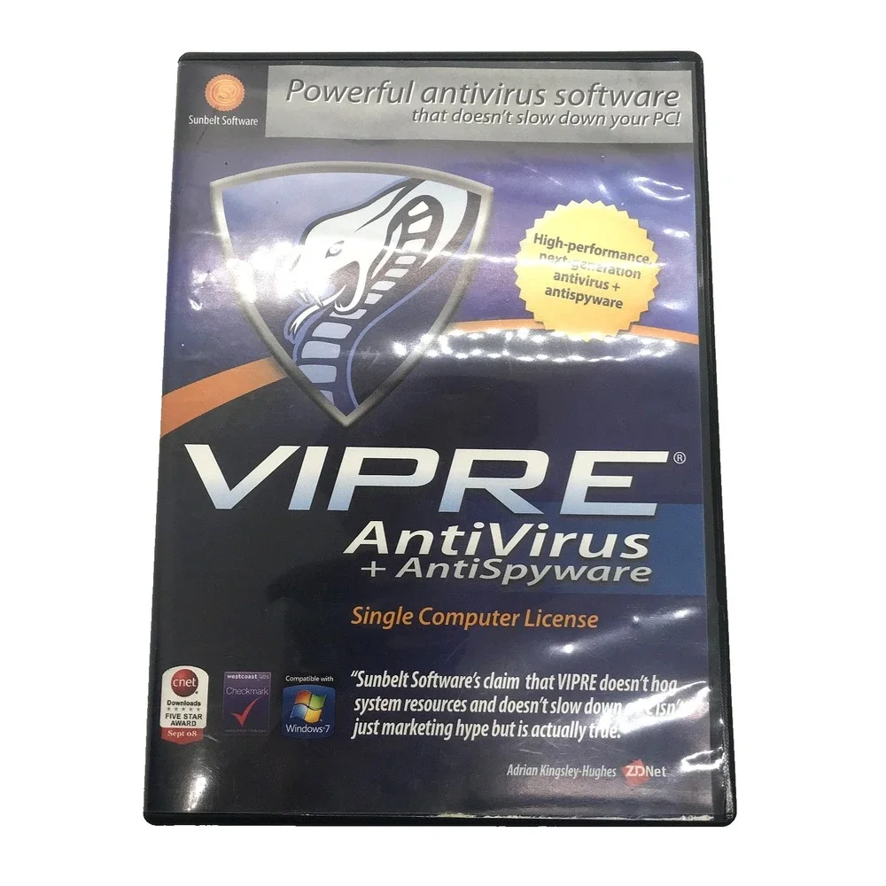 New Sealed Vipre Antivirus + Anit Spyware Single Computer License